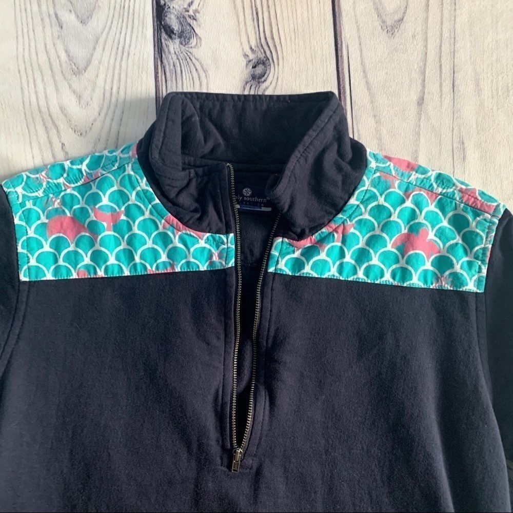 Simply Southern Pullover Mermaid Scale Size Small‎ - Picture 3 of 12